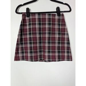Sunday Best plaid A-line mini skirt size 0